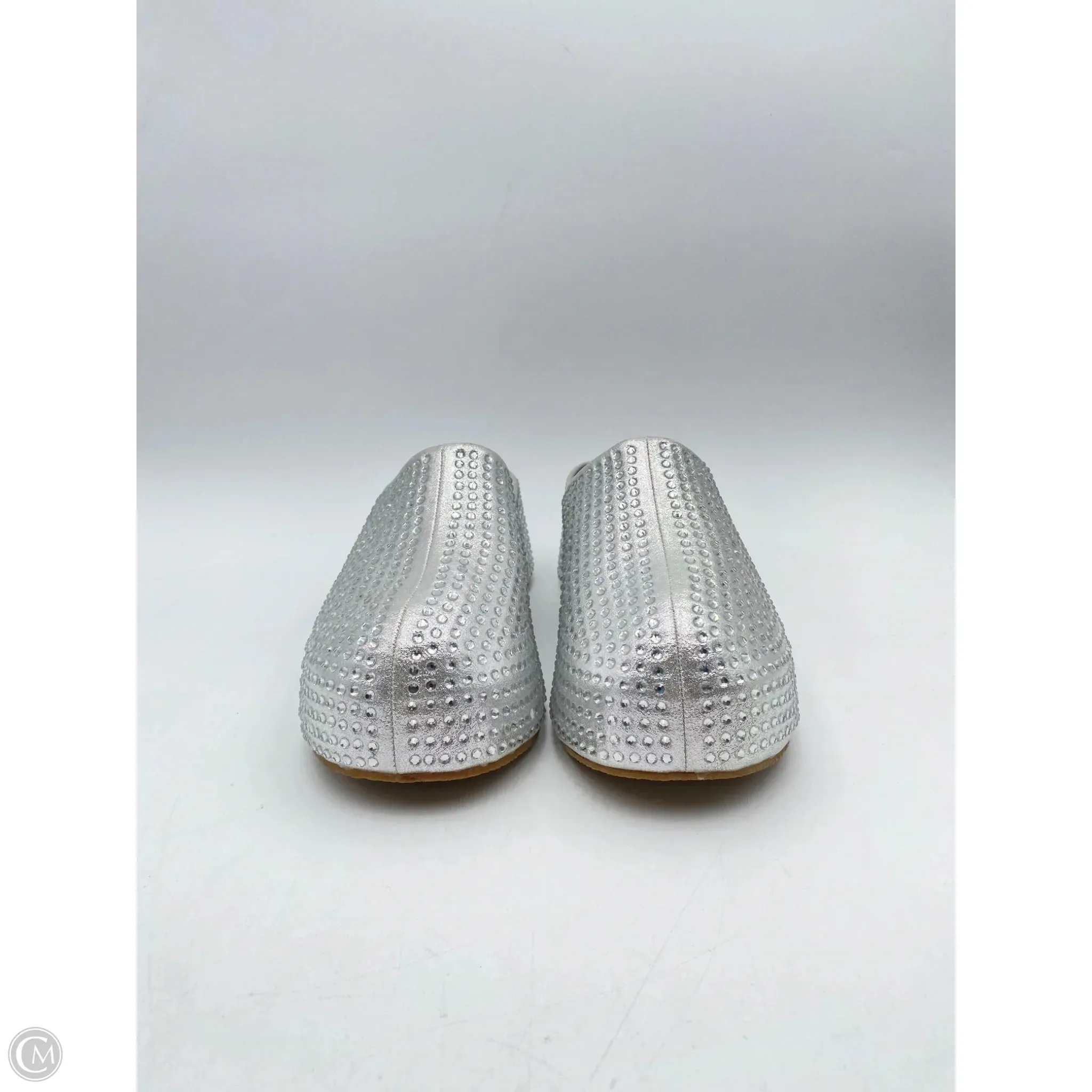 Sandals Heels Platform By Liliana In Silver, Size: 6.5