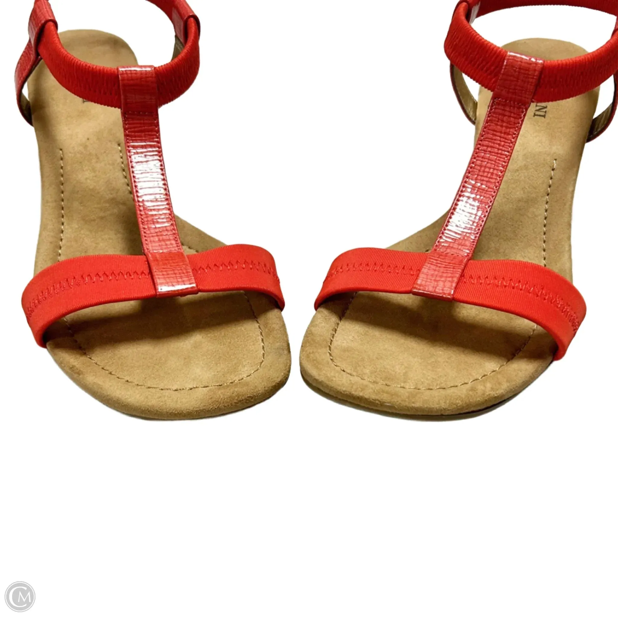 Sandals Heels Wedge By Alfani In Orange, Size: 9