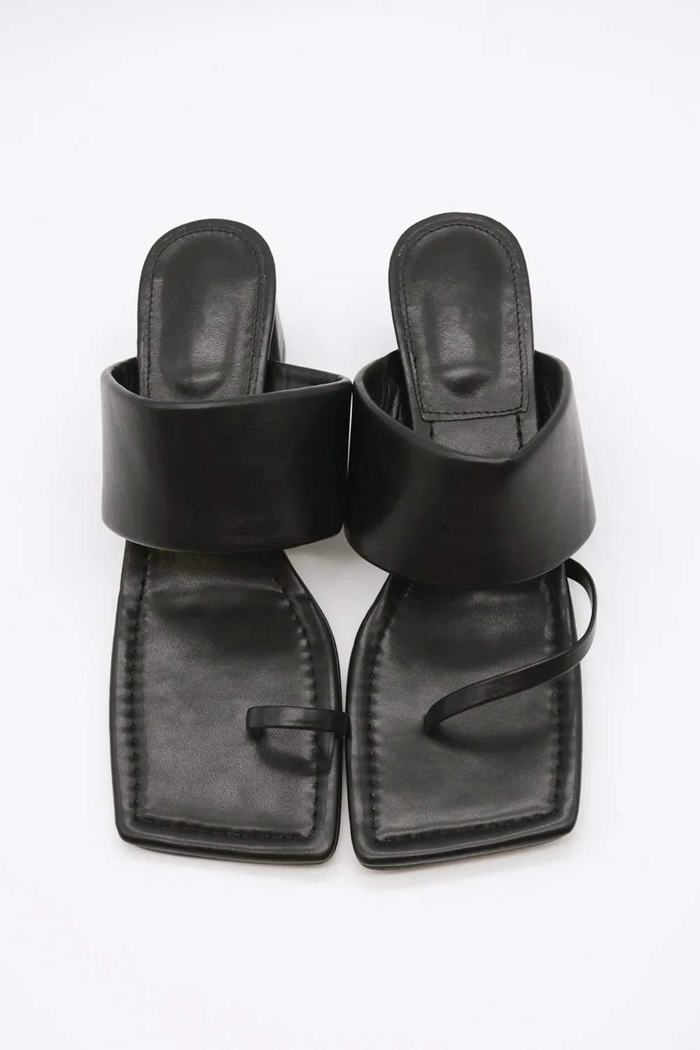 Toe Thong Mid Heeled Sandals